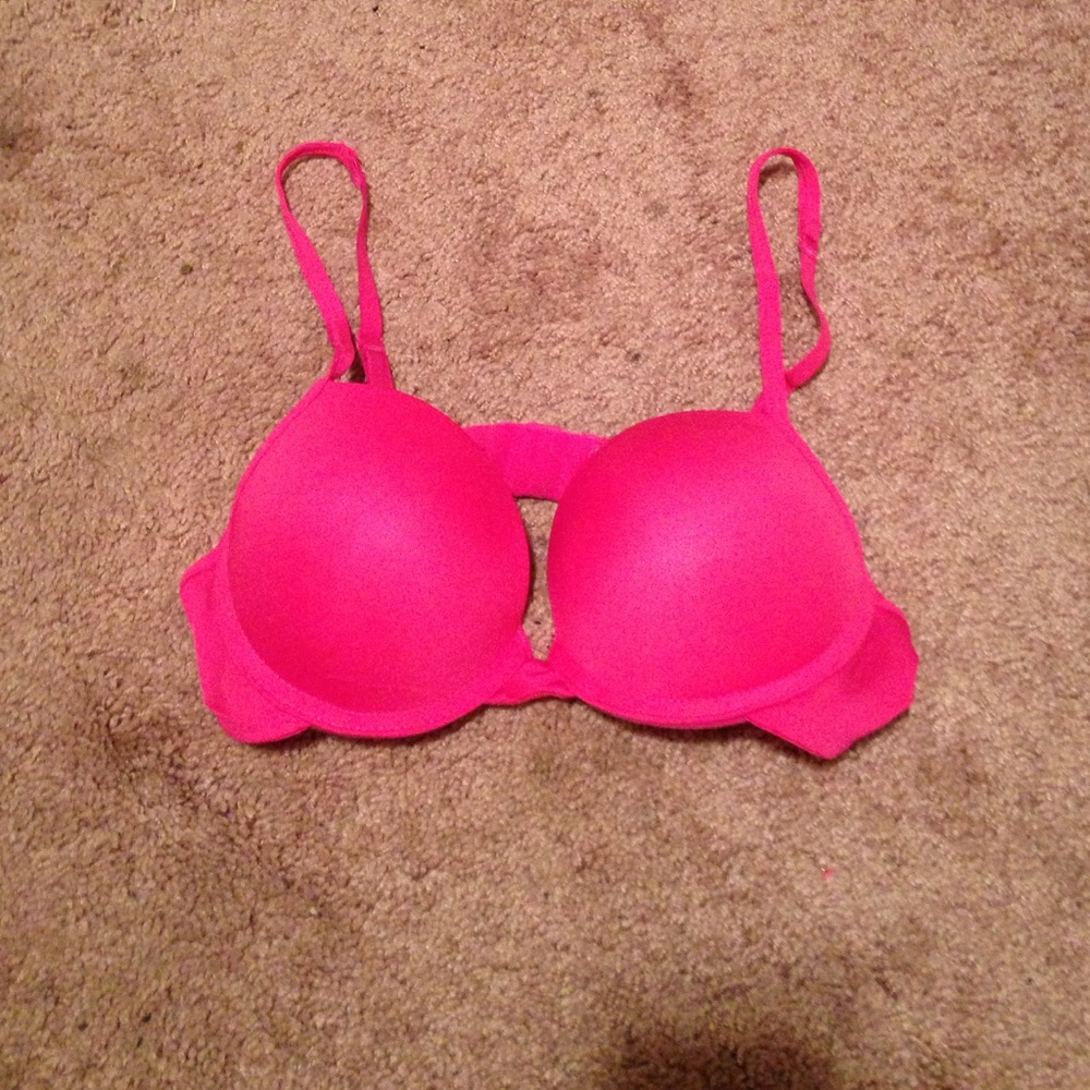 COPY - Hot pink push up bra 36B